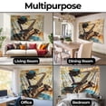thumbnail image 4 of Jazz & Blues Heritage Wall Tapestry for Bedroom by DC | African American Tapestry Wall Hanging & Aesthetic Decor for Dorm, Living Room, Picnic & Home | 36"x48", 4 of 7