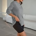 thumbnail image 2 of SUNBS T Shirts for Women Oversized Long Sleeve Basic Crewneck Tee Fall Winter Casual Blouses, Sizes S-3XL, 2 of 7