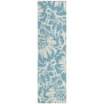 thumbnail image 2 of Addison Rugs Chantille Indoor/Outdoor Transitional Floral Denim Washable Runner Rug, 2'3" x 7'6", 2 of 6
