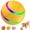Yellow, variant on Bork Ball Disco for Dogs, Two Dynamic Modes Paired with a Colorful LED Lighting Design, Soft and Flexible Shell, Rugged and Waterproof, Sealed and Easy to Operate, Easy to Clean, Ideal for Dogs