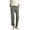 Green*, variant on RUTAYY Women's Pants Casual Straight Leg Elastic Waist Bottoms Fashion Solid Color Slim Fit Comfortable Stretch with Pockets Classic Stylish Trousers