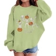 thumbnail image 6 of Mercatoo Halloween Pullover for Boys Girls Crewneck Long Sleeve Pumpkin Graphic Sweatshirt Printed Casual Tops, 6 of 6