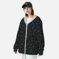 thumbnail image 5 of Kdxio Constellation Print Women Men Sun Protection UPF 50+ Jackets Zip Up Long Sleeve Hoodie Hiking Lightweight with Pockets, 5 of 8