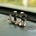 thumbnail image 2 of Ckraxd Chivalrous Miniature Figures for Desk Car Ornaments, Ancient Style Martial Arts Small Figurines for Decor, Chivalrous Warriors and Tree Stump Ornament Set, 2 of 2