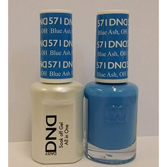 DND Nail Polish Gel & Matching Lacquer Set (571 - Blue Ash, OH)