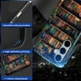 thumbnail image 5 of FKBRCL4U Compatible with Samsung Galaxy S24 Case Retro Vintage Dark Bookshelf Plants Pattern for Girl Full Body Design Soft Silicone Drop Shock Scratch Protection, 5 of 7