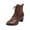 Brown, variant on FRSASU Women Boots ,Autumn and Winter Thick Heel Lace Pp Nude Boots High Heel Ankle Boots Women