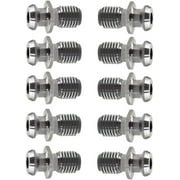 ALL-CARB 10 Pcs CAT50 45 Degree 1.140 Inch Pull Stud Retention Knob, Drum Pull Stud for Drill Retention Knob Socket, Replacement for Mazak