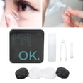 thumbnail image 4 of Alphabet Contact Lens Case, Black Letter Appearance Care Health Portable Contact Lens Case Kit Lightweight  for Office, 4 of 8