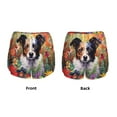 thumbnail image 3 of Salouo Colorful Flower Dog Print Women's 2 in 1 Running Shorts Double-Layer Shorts Athletic Workout Gym Yoga Shorts Running Shorts for Women-X-Large, 3 of 7