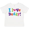 thumbnail image 3 of Inktastic I Love Daddy Girls Girls Toddler T-Shirt, 3 of 5