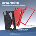 thumbnail image 3 of Case for iPad Air (4th, 5th Generation)/iPad Pro 11" (1st, 2nd, 3rd, 4th gen) Multiple Protection Shockproof Contrast Color Cover With Stand and Pen Holder, 3 of 8