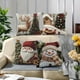 thumbnail image 4 of Fundas de Almohada Navideñas de 45 X 45 Cm, Decorativas, con Tela Suave y Cremallera Oculta para Decoración Del Hogar., 4 of 7