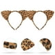 thumbnail image 3 of 3pcs diademas de leopardo aros de cabello diadema de animales accesorios para el cabello, 3 of 5
