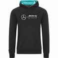 thumbnail image 3 of Mercedes Benz AMG Petronas F1 Logo Hooded Sweatshirt Black/Gray, 3 of 4