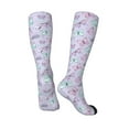 thumbnail image 4 of Balery Purple Butterfly Fun Novelty Socks Men'S Women'S Crew Socks Funny Crazy Novelty Socks Quirky And Cool Socks, 4 of 9