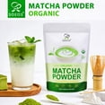 thumbnail image 3 of Soeos Organic Matcha Powder 8 oz (227g) – Japanese Culinary Grade, Fine Ground for Lattes, Smoothies, Baking, and Cooking, 3 of 9