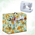 thumbnail image 4 of HELLHERO Butterfly and Daisy Pattern Sewing Machine Dust Covers 17.7x8.6x12.5 Inch Polyester Material Dust Covers Ideal Gifts for Women, 4 of 8