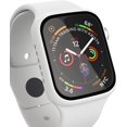 thumbnail image 4 of [2 Pack] IBAOLEA Compatible with IBAOLEA Watch 40mm Case, Full Coverage Bumper Protective Case with Screen Protector for Men Women iWatch Series 6/5/4/SE, White White 40mm, 4 of 6