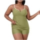 thumbnail image 4 of Traje de baño tankini de dos piezas para mujer, informal, de gran tamaño, de color liso, con parte superior dividida y acolchado en el pecho. Traje de baño tankini para mujer. Traje de baño de dos pie, 4 of 7