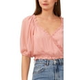 thumbnail image 2 of 1.State Womens Surplice Ruffled Pullover Top, 2 of 3