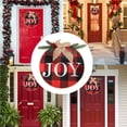 thumbnail image 2 of Letrero De Puerta Colgante De Navidad Con Letra Joy, Corona De Placa De Casa Hermosa, Decoración De Corona De Navidad Exquisita Para Entrada De Porche Monstrate HA016991-00, 2 of 7