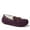 Aubergine, variant on Fireside By Dearfoams Women's Victoria Genuine Shearling Moccasin Slipper