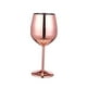 thumbnail image 5 of Copas de vino, copas de vino tinto, taza de cristal para decoración del banquete de boda, copa de vino de acero inoxidable, plata/oro rosa/regalo de N 500ml de oro rosa Macarena Copas de vino de champán, 5 of 8