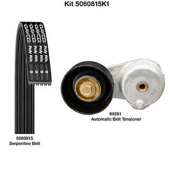 Dayco 5060815K1 - Serpentine Belt Drive Component Kit Fits select: 2001-2004 FORD TAURUS, 2001-2004 MERCURY SABLE