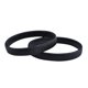 thumbnail image 1 of 2pcs Men's Elastic Shirt Garter Sleeve Holder Armband (Black), 1 of 2