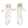 thumbnail image 1 of Calcetines de pareja tomados de la mano Calcetines magnéticos para tomarse de la mano Atractiva muñeca de personalidad de piedra Lindos calcetines para sujetar los pies, 1 of 1