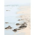 thumbnail image 3 of Lula Bijoux and Company 19x24 Black Modern Framed Museum Art Print Titled - Peaceful Beach, 3 of 5