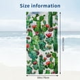 thumbnail image 3 of PHYHOO Cactus Watercolor Flowers Microfiber Sand Free Beach Towel Oversized Quick Dry Absorbent for Pool Swimming Bathroom Beach Towel  30x60in, 3 of 8