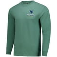 thumbnail image 2 of Men's  Green West Virginia Mountaineers Comfort Colors Merry Christmas Tree Long Sleeve T-Shirt, 2 of 3
