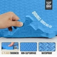 thumbnail image 4 of WF Athletic Supply 24 SQ.FT Diamond Pattern 3/4-Inch Thickness Interlocking Exercise Foam Mats, Extra Thick Eva Foam Flooring Tiles, Gym Fitness Equipment Mat, Home Protective Flooring Cushion, Blue, 4 of 9