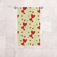 thumbnail image 6 of GZHJMY Red Hearts Bath Shower Towels Set of 2 for Bathroom - Cute Ghost Soft Microfiber Hand Towel Absorbent Soft Decorative Face Towel for Kids 30 x 15 inch, 6 of 6