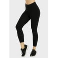 thumbnail image 2 of Women's Cotton Stretch Capri Leggings Comfortable Casual Everyday Basic, 2 of 3
