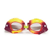 Yellow and Purple Fish Frame Swimming Pool Goggles for Children