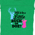 thumbnail image 4 of Inktastic Gender Reveal Will It Be a Little Buck or Doe? Girls Baby Bodysuit, 4 of 5