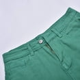 thumbnail image 7 of Women's Fashionable Capris Spring And Summer Button Up High Waisted Wide Leg Shorts Women's Shorts Denim plus Size Tops for Women Short Sleeve Womens Shorts Casual Womens Short Sleeve Tunic Tops, 7 of 7