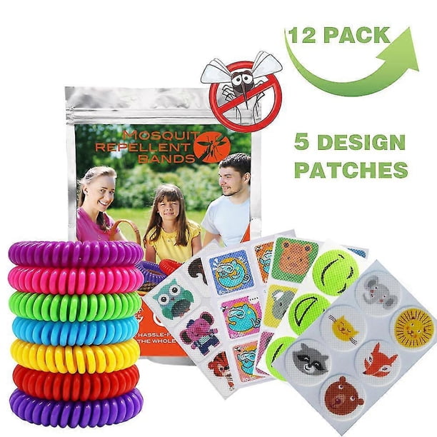 Blet 10 Pack With 4 Patches, Bug Repnt Wrists For Kids, Patches ...