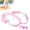 Pink-white, variant on KANOHENO Children's Large Frame Waterproof Anti Fog Swimming Goggles,Clip-on Kids Swim Goggles No Leak Toddler Diving Mask