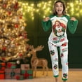 thumbnail image 5 of Elf The Movie Womens' OMG Santa! I Know Him! One Piece Sleeper Pajama, 5 of 7
