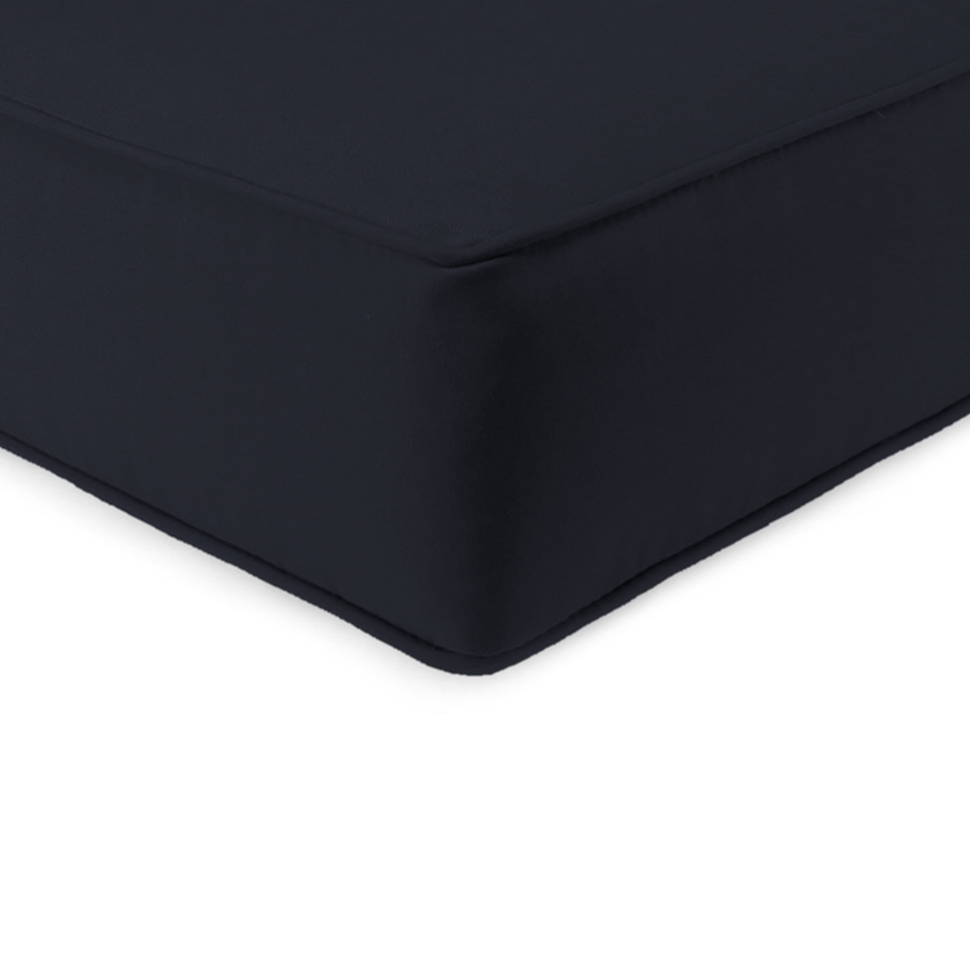 Jordan Manufacturing 46.5" x 24" Navy Solid Rectangular Outdoor Deep Seat Chair Cushion Set with Welt