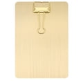 thumbnail image 3 of unbranded 3 pcs Stainless Steel Clipboard File Clip Paper Holder Office Supplies, 3 of 8