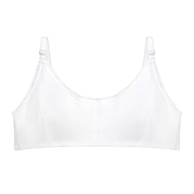 Brasier Carnival Teens para Niña Juvenil Blanco Talla 14