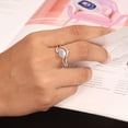 thumbnail image 2 of JAY JOOLS Rainbow Moonstone Ring 925 Silver, June Birthstone Gift for Her, 2 of 9