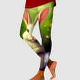 thumbnail image 6 of Rovga Gym Leggings For Women High Waist Yoga Easter Day Bunny Prints Tights Compression Yoga Running Fitness High Waist Pants Pants Soft Clothes Green S, 6 of 7