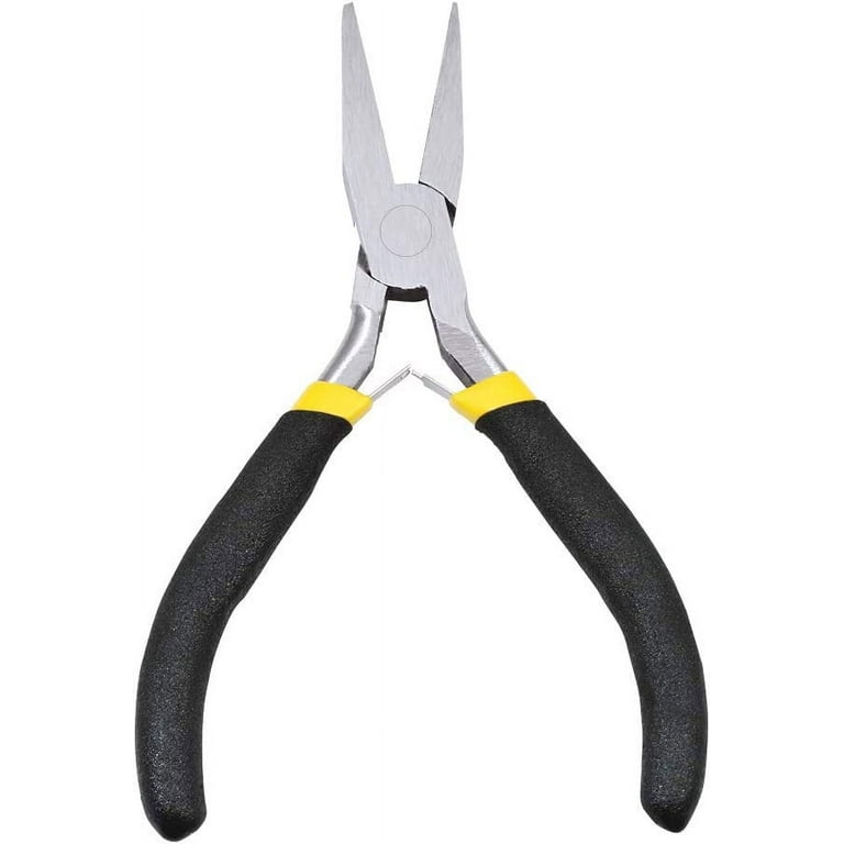 4.5-Inch Flat Nose Pliers for Jewelry Making Duck Bill Pliers Smooth Jaw  Pliers Wire Bending Pliers Wire Straightener Ring Opening Precision Jewelry