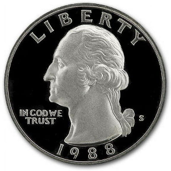 1988-S Washington Quarter Gem Proof